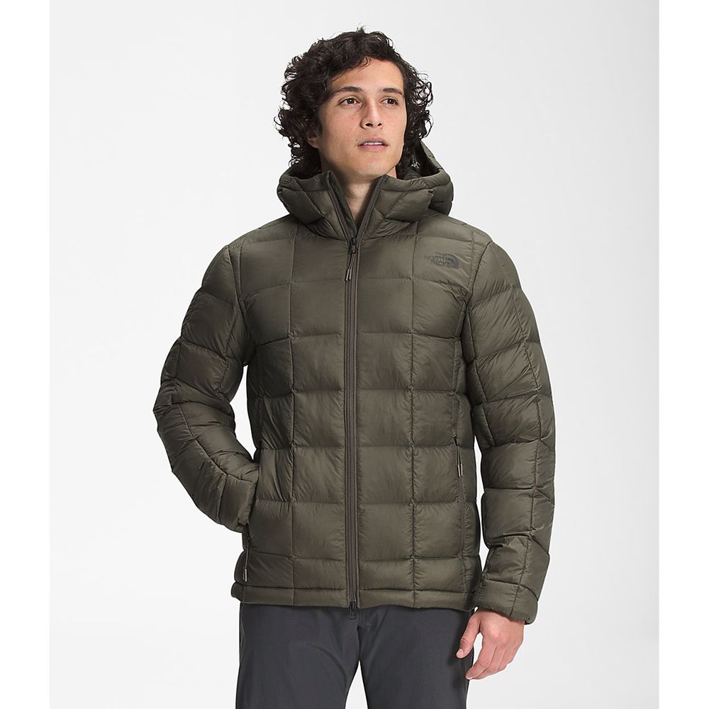 The North Face Hooded Jacket Mens Australia - The North Face Thermoball™ Super Green (JLR-781036)